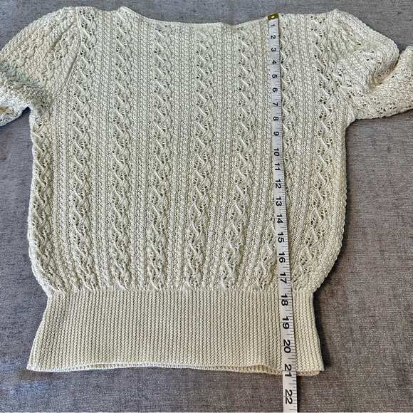 Vintage Vivanti 70s 80s Size 14 Knit Sweater&Skirt Crochet Cottagecore 2pc Set - Picture 14 of 16